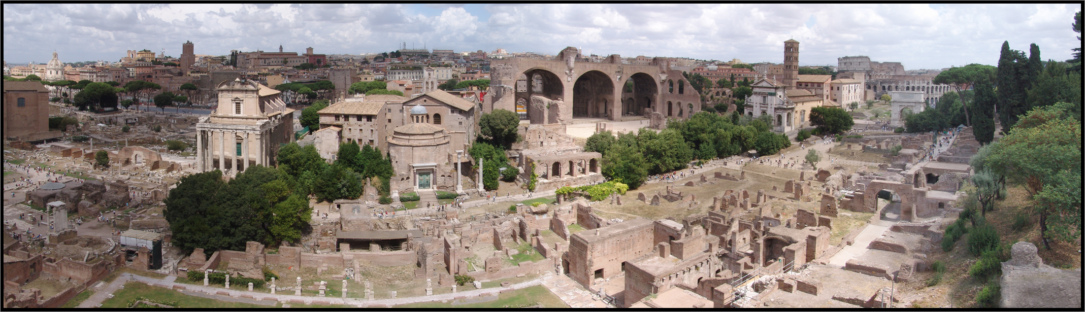 Le Forum Romain, Rome, Italie, Août 2006