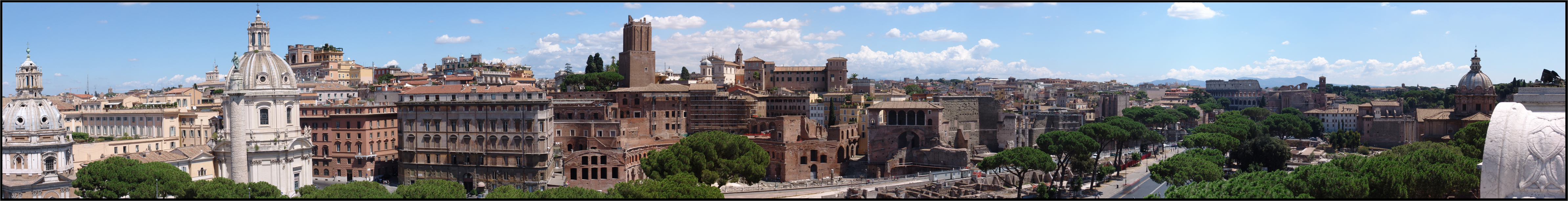 La Colonne de Trajan, Via dei Fori Imperiali, Rome, Italie, Août 2006