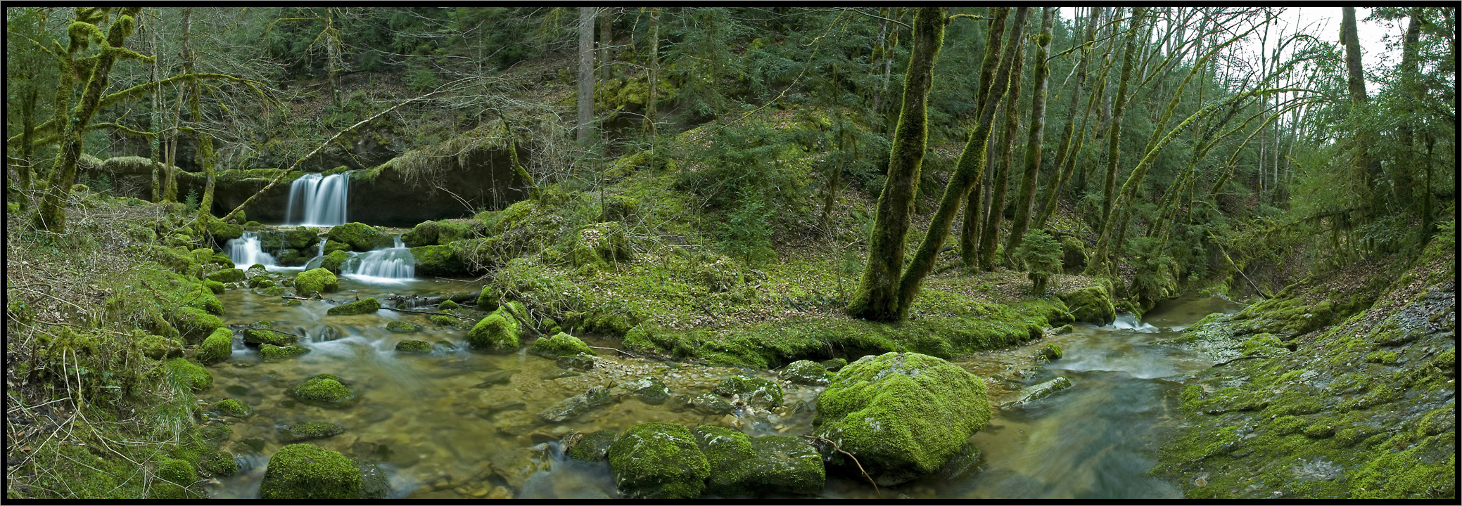 Cascades de la Vouivre, Saint-Claude (39), France, Avril 2007
